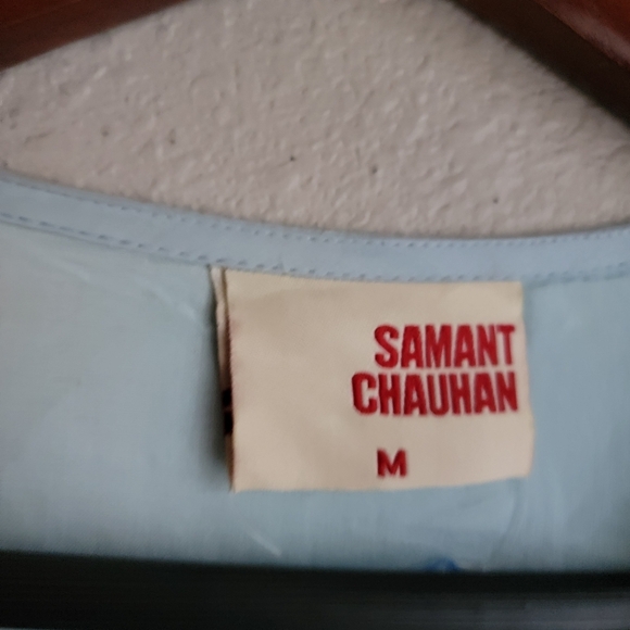 Samant Chauhan Tiered Embroidered Dress size M NWT - Picture 7 of 10